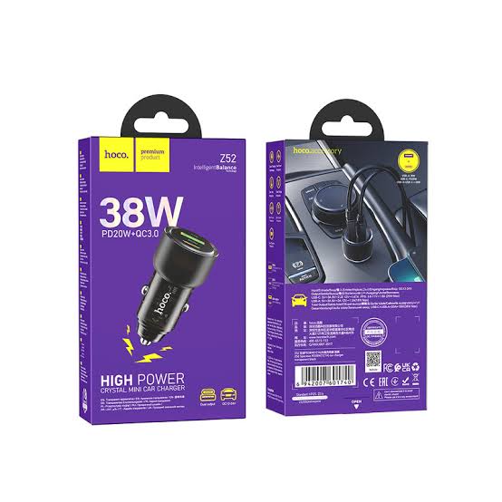 شارژر فندکی hoco 38W