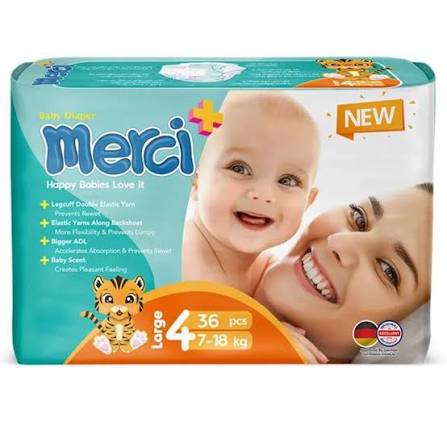 پوشک Merciسایز 4