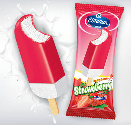 بستن چوبی با روکش توت فرنگی